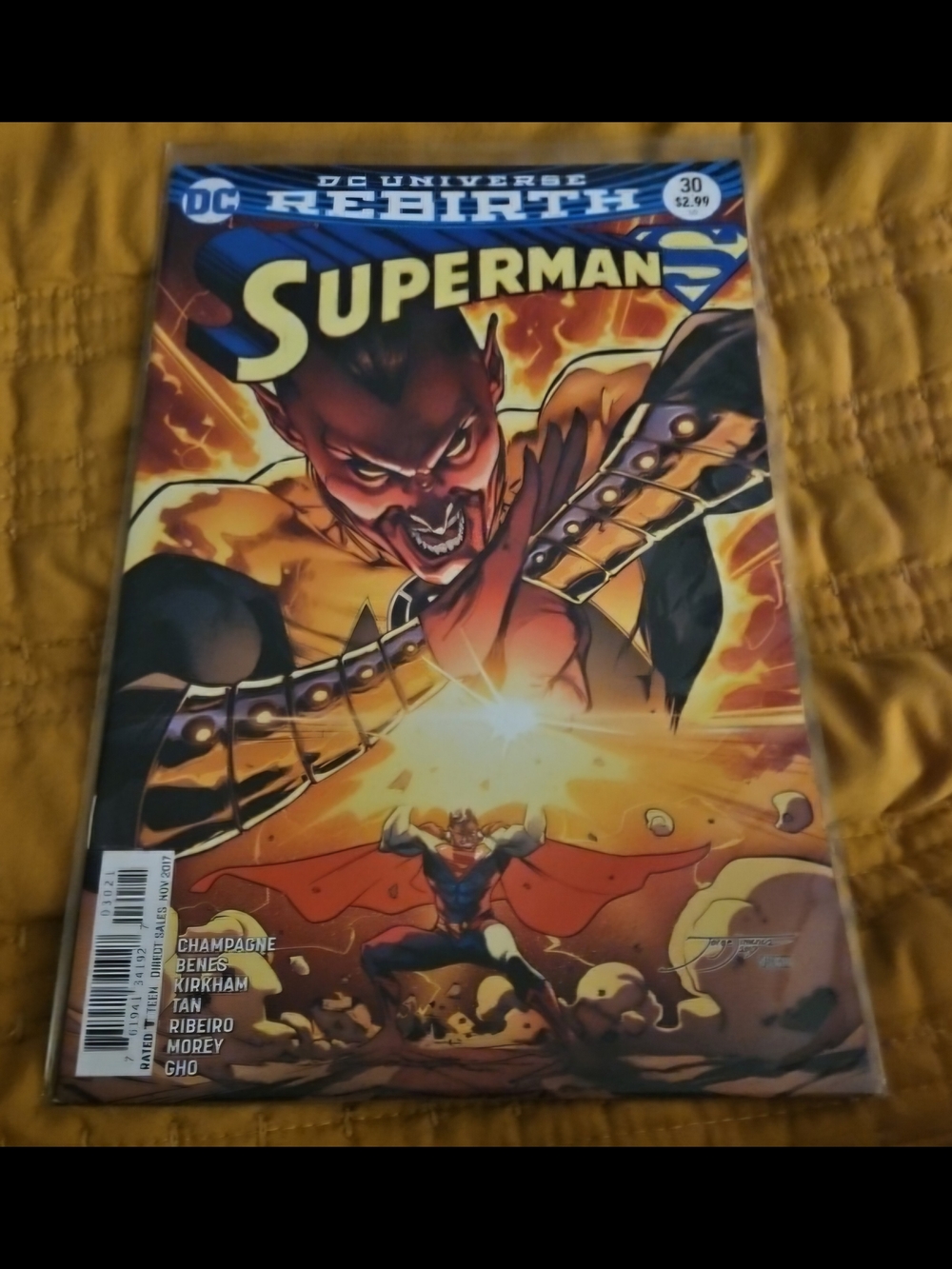 DC Universe Rebirth Superman # 30 Cover 2 (DC, 2017)
